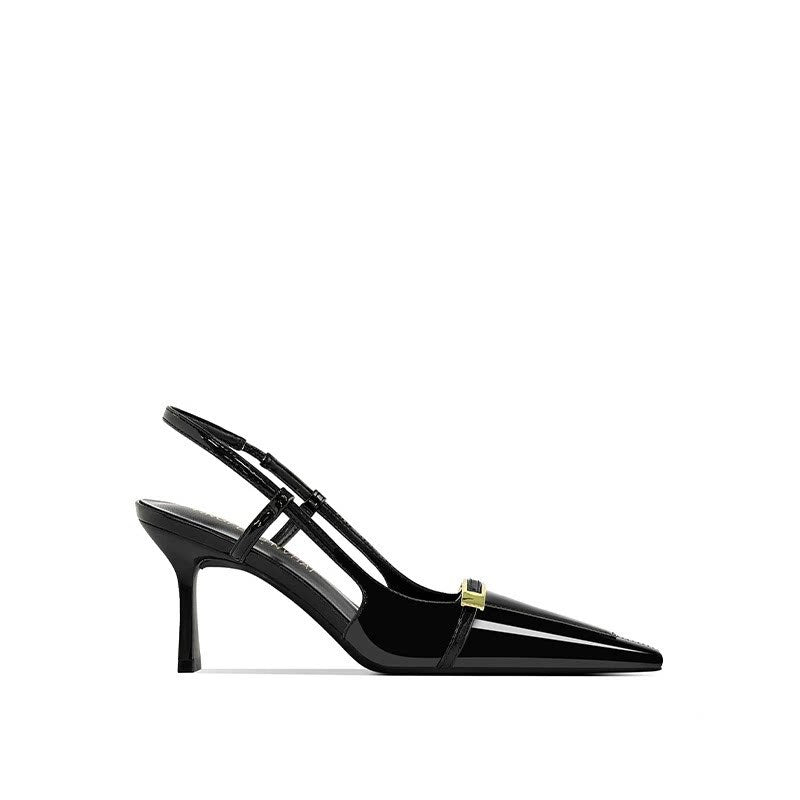 Damen Pumps Slingback Elegante Schnallenverschluss Schuhe Hochzeit