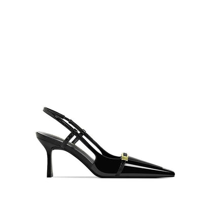 Damen Pumps Slingback Elegante Schnallenverschluss Schuhe Hochzeit