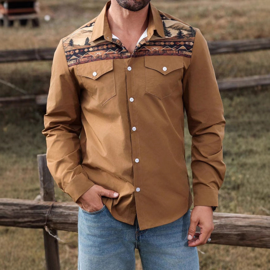 Männer Hemd mit Naturmotiv Berlin Style - BerlinGlamour