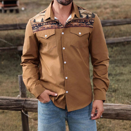 Männer Hemd mit Naturmotiv Berlin Style - BerlinGlamour