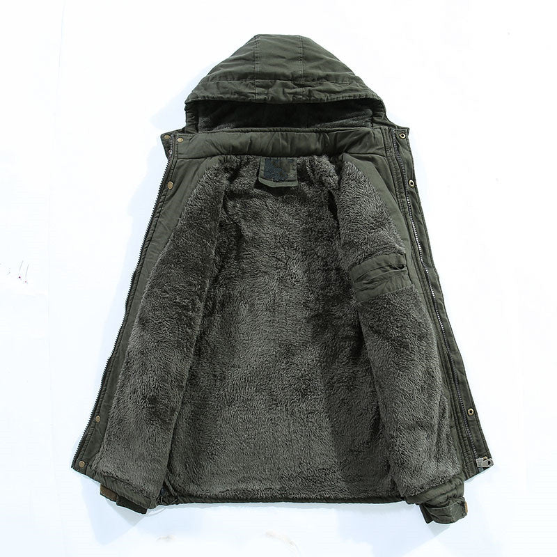 Herren Winterjacke Funktionell Enganliegend Fleece Isoliert