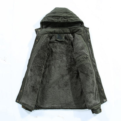 Herren Winterjacke Funktionell Enganliegend Fleece Isoliert