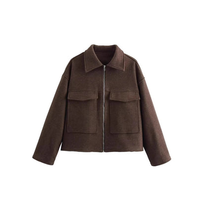 Wärmeisolierte Damen Winterjacke Isolierende Overshirt