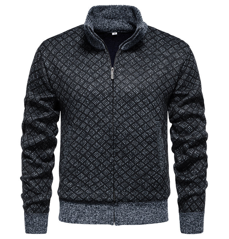 Herren Sweatjacke Gesteppt Warm Modern