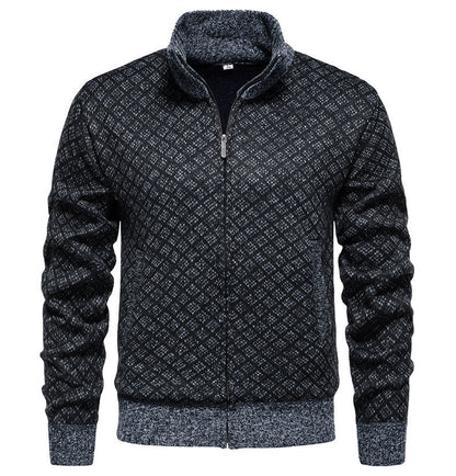 Herren Sweatjacke Gesteppt Warm Modern