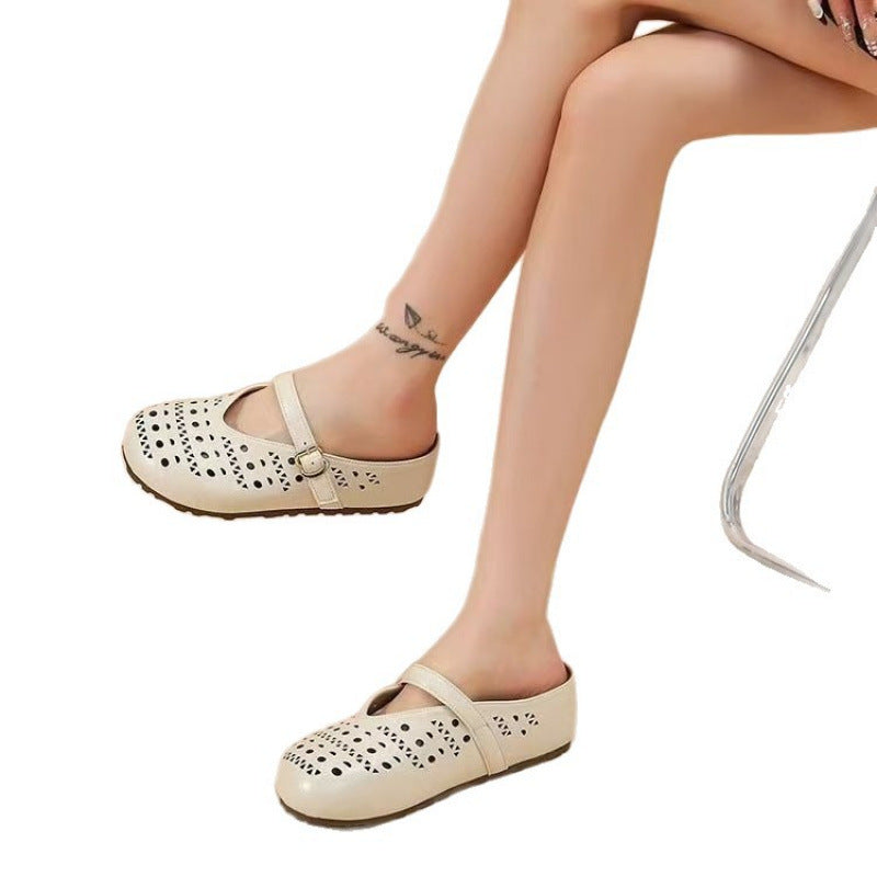 Damen Clogs Luftdurchlässig Verstellbar Modern