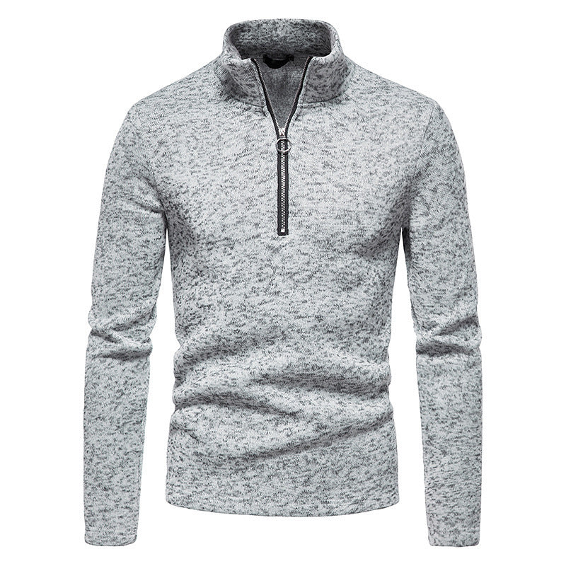Herren Stehkragenpullover Sportlich Funktionell