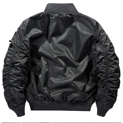 Herren Bomberjacke Sportlich Vielseitig Mit Taschen