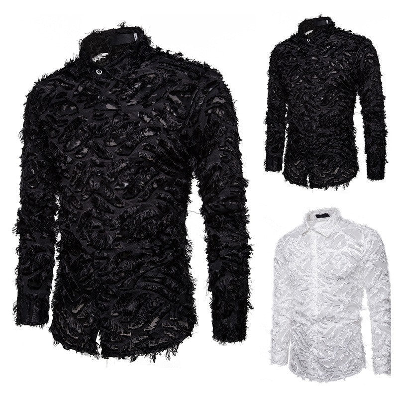 Herren Hemd Modern Strukturiert Elegant Berlin Style