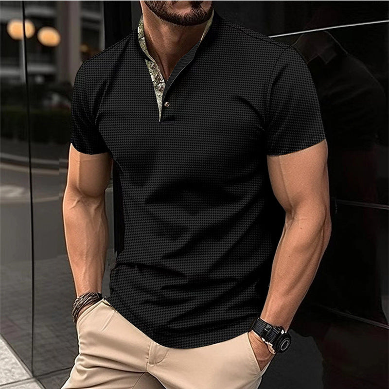 Herren Poloshirt Kurzarm Modern mit Kragen