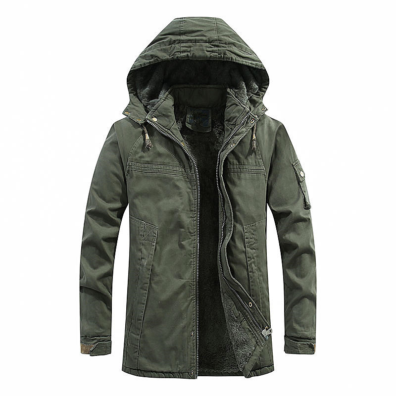 Herren Winterjacke Funktionell Enganliegend Fleece Isoliert - BerlinGlamour