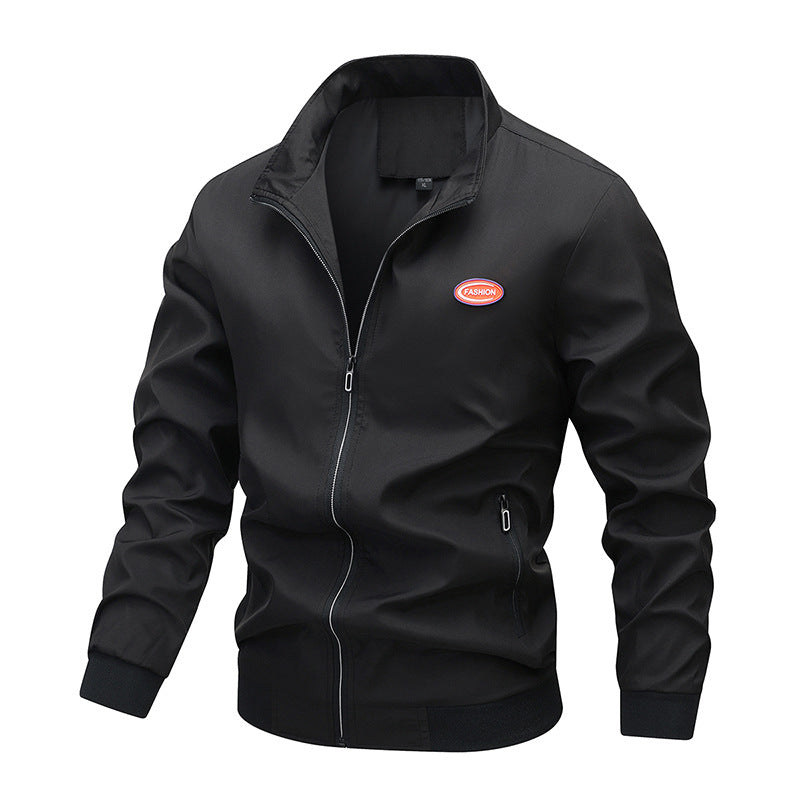Herren Sportjacke Übergangsjacke Elastisch Reißverschluss