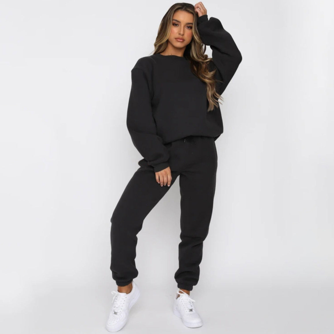 Damen Jogginganzug Bequem Sweatshirt Hose Sportlich
