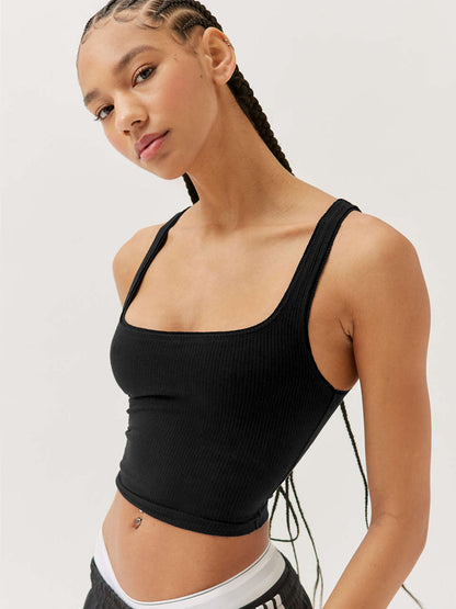Ärmelloses Damen Tanktop Sportlich Modern