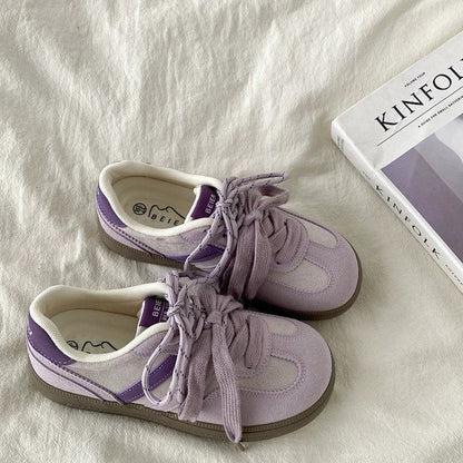 Damen Sneaker Atmungsaktiv Schnürsenkel Modern