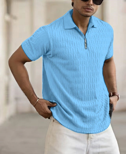 Herren Polo Shirt Strukturiert Modern Berlin