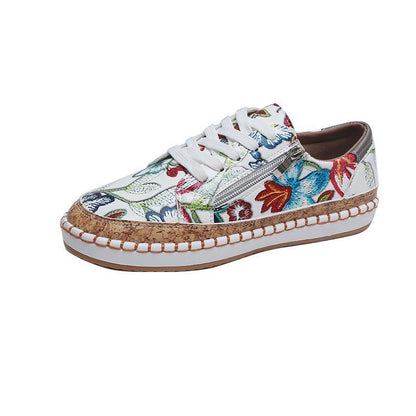 Damen Sneaker Farbenfroh Florales Design