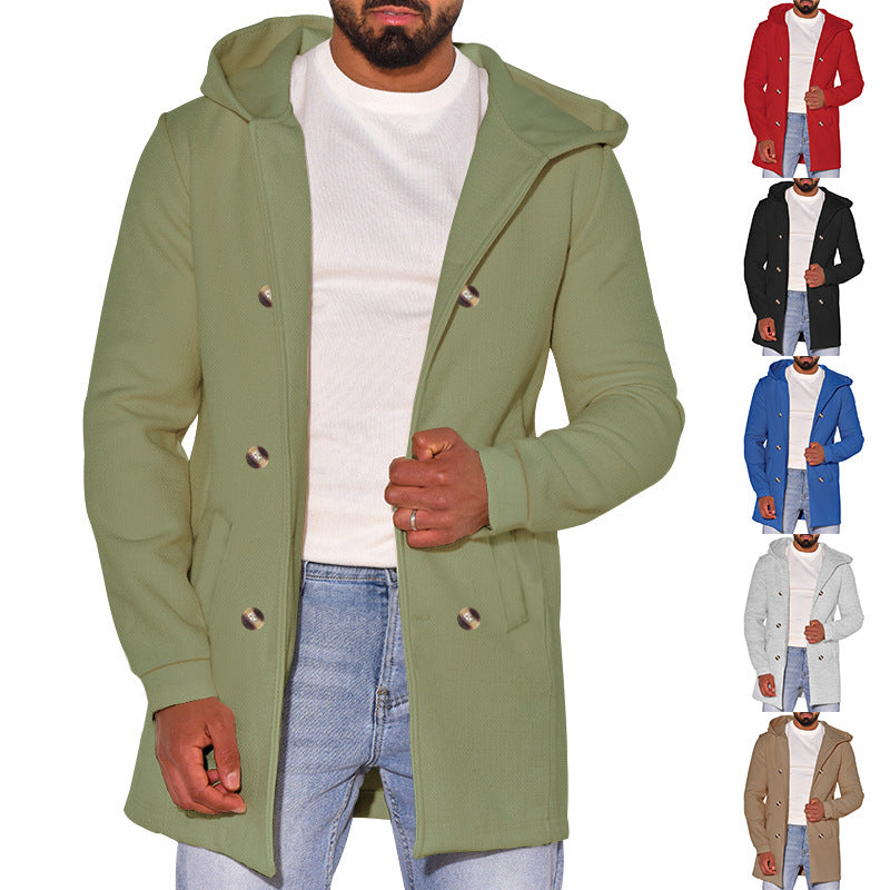 Herren Parka Kapuze Winterjacke Modern