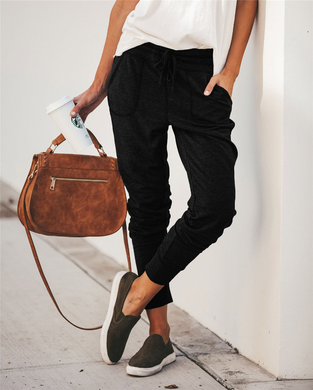 Bequeme Sweatpants Relaxed Fit Baumwolle Elastisch - BerlinGlamour