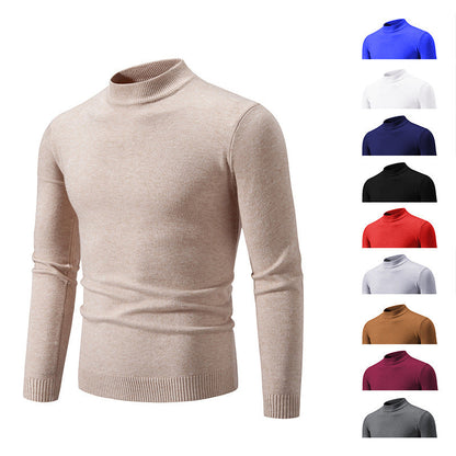 Herren Rollkragenpullover Weich Warm Strickware Modern - BerlinGlamour