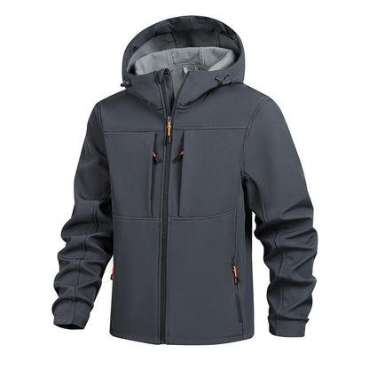 Herren Outdoor-Jacke Wasserabweisend Mit Vielen Taschen