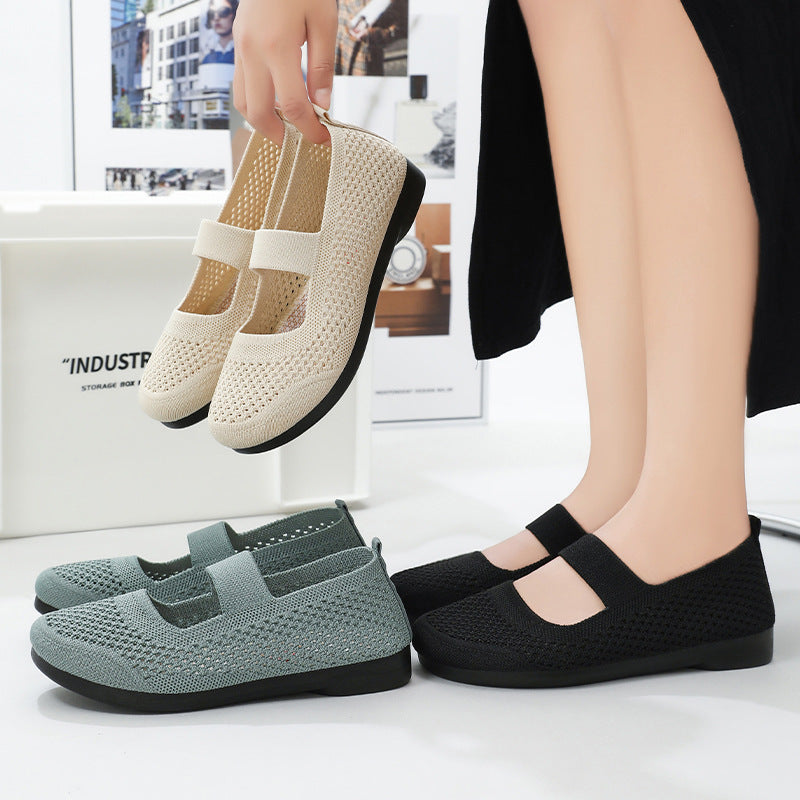 Damen Freizeitschuhe Leicht Atmungsaktiv Sportlich