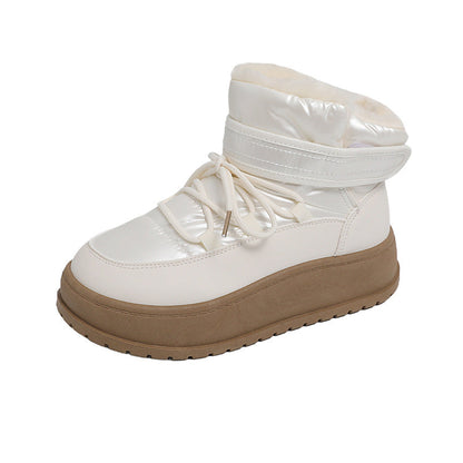 Damen Stiefel High-Top Gefüttert Warm Winter