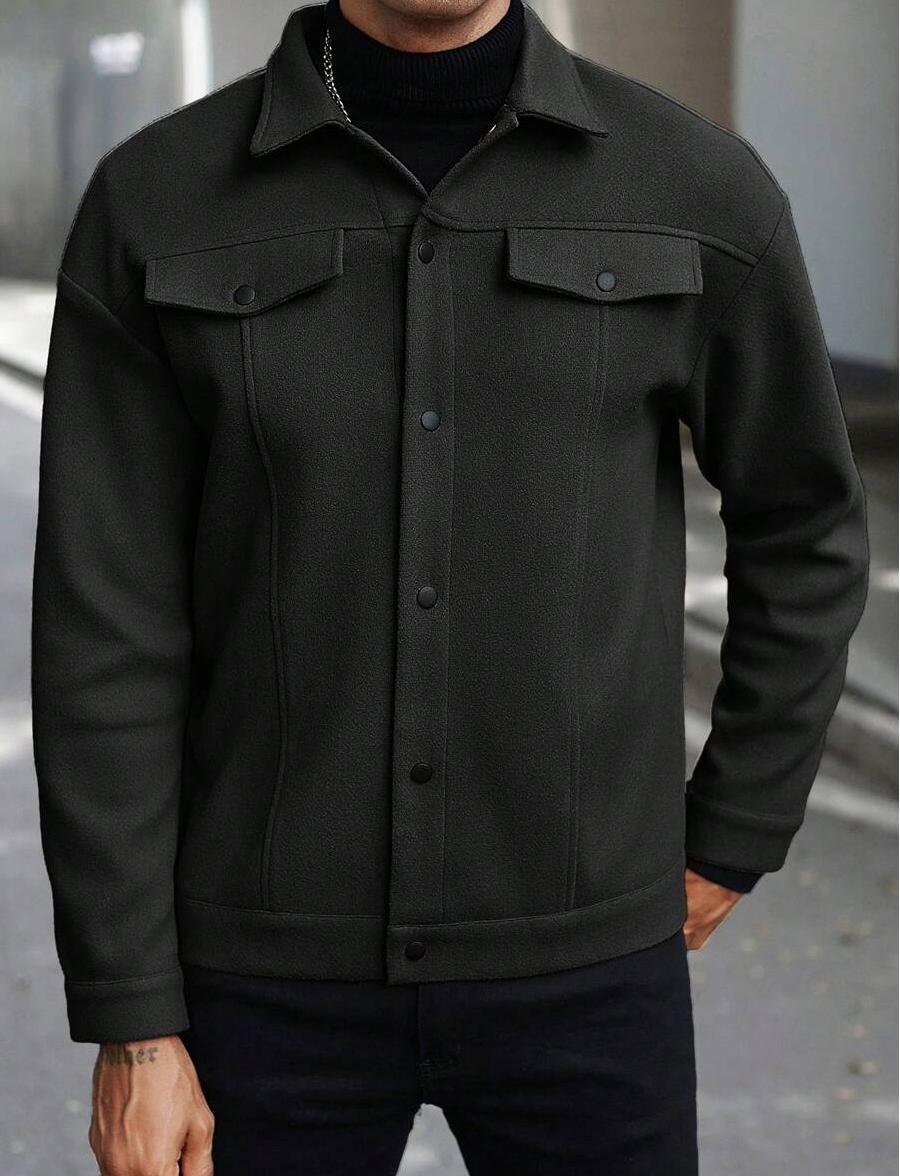 Herren Overshirt Jacke Modern Trendy