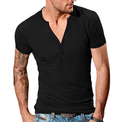Herren T-Shirt Kurzarm Freizeitshirt Trendig Modern