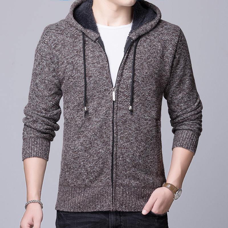 Herren Fleecejacke Kapuzenjacke Warm Isoliert