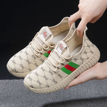 Damen Sneaker atmungsaktiv mit Stabilisierender Sohle Modern