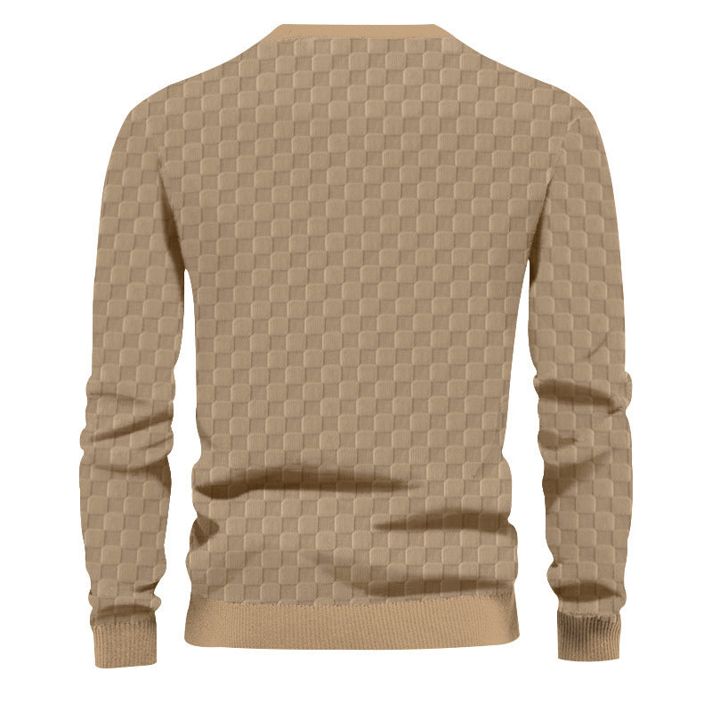 Herren Pullover Strukturstoff Stilvoll Modern