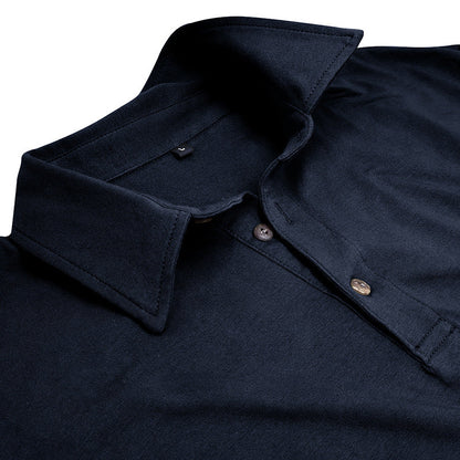 Herren Poloshirt Langarm Hochwertig Baumwolle BerlinStyle