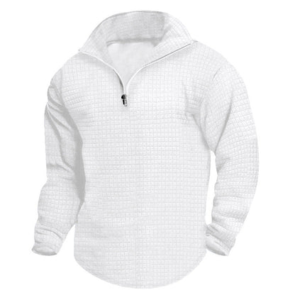 Bequeme Fleecejacke Herren Modern Reißverschluss