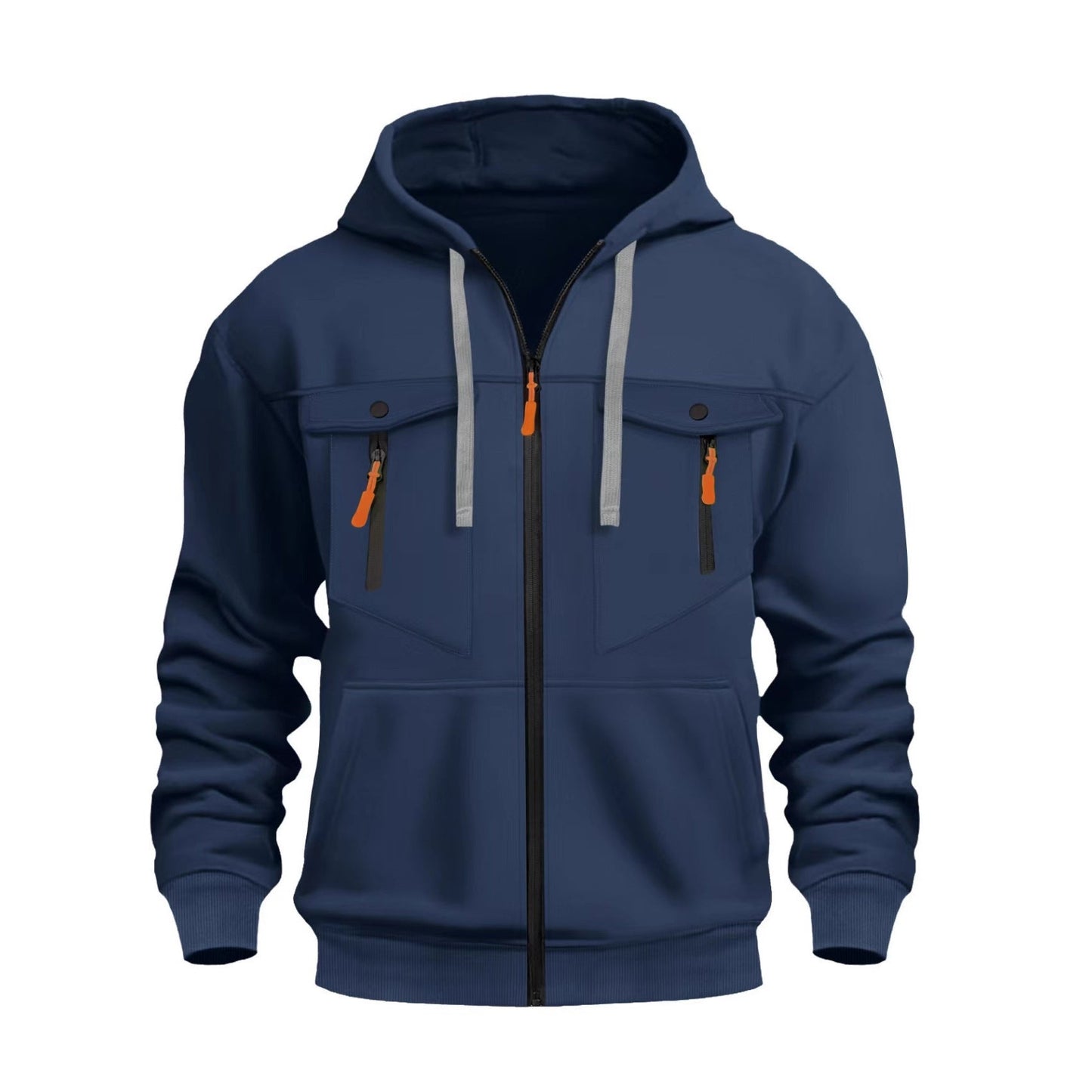 Herren Kapuzenjacke Functional mit vielen Taschen Modern