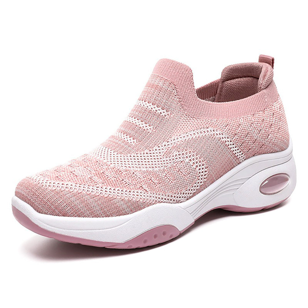 Damen Sneaker Sportlich Bequem Luftpolster