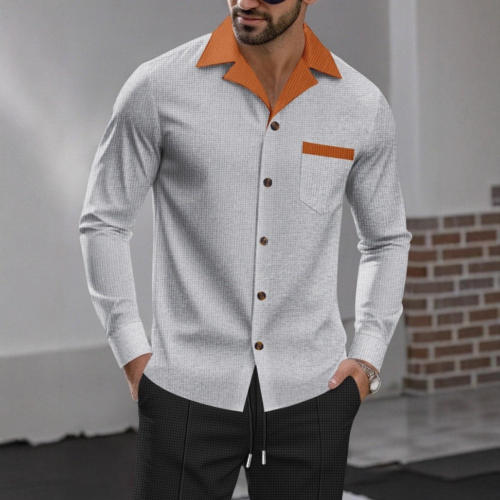 mein Vorschlag: Berlin Chic Mode Herren Schmuck Langarmhemd Glamour
