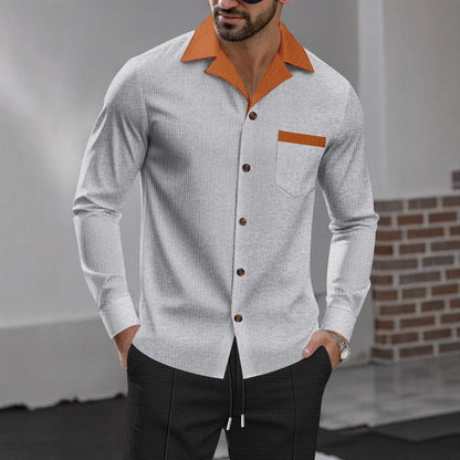 mein Vorschlag: Berlin Chic Mode Herren Schmuck Langarmhemd Glamour