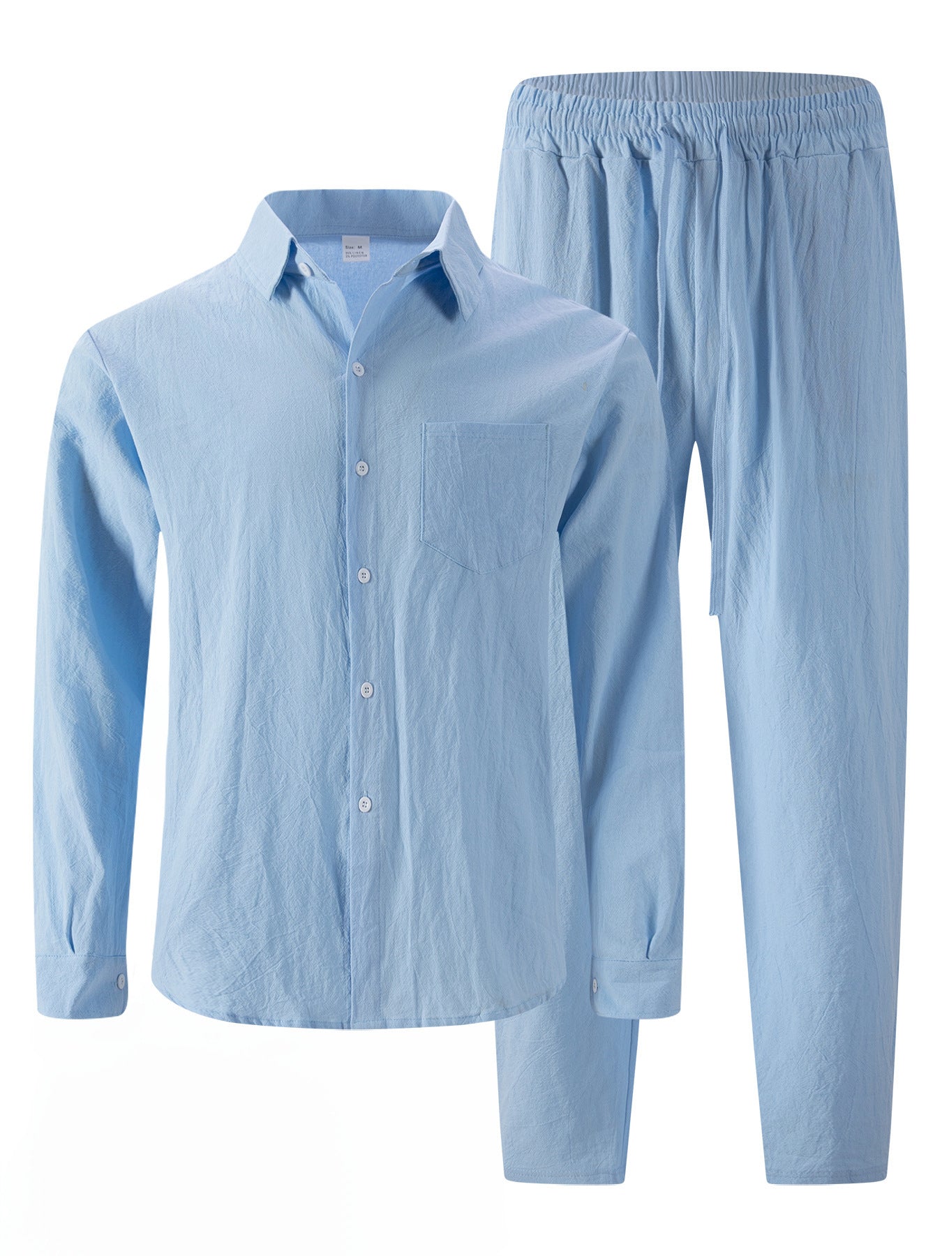 Herren Schlafanzug Set Atmungsaktiv Bequem Modern