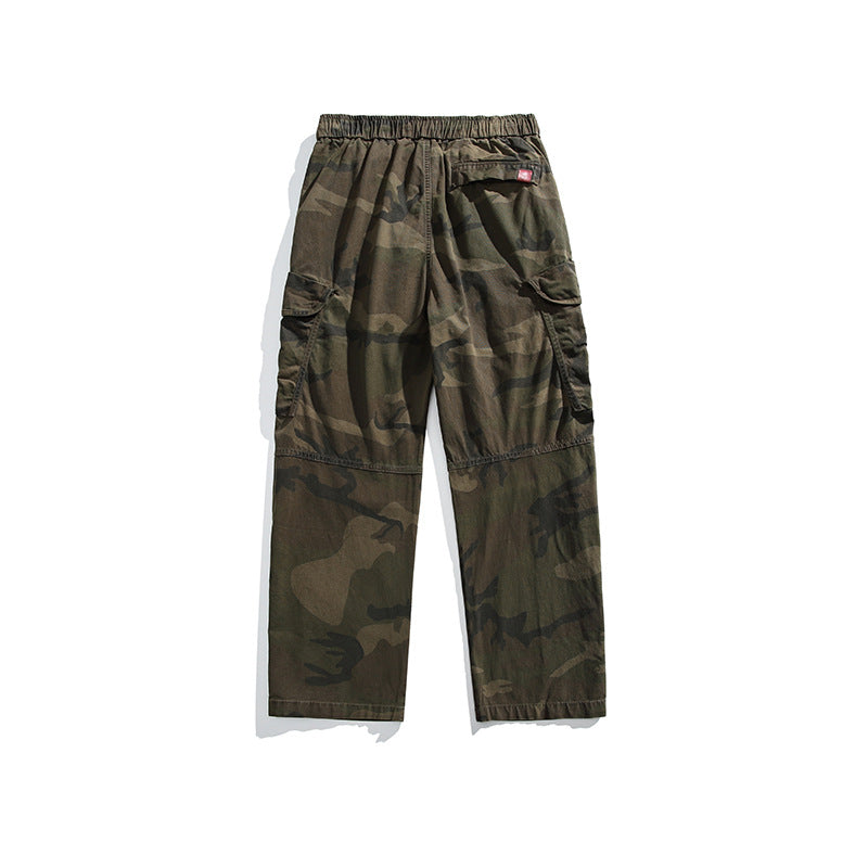 Herren Camouflage Hose Militärstil Cargo Modern
