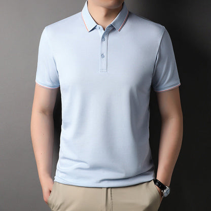 Herren Poloshirt Atmungsaktiv Modern Kontrastakzente