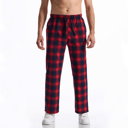 Herren Karohose Bequem Komfortabel Stretch
