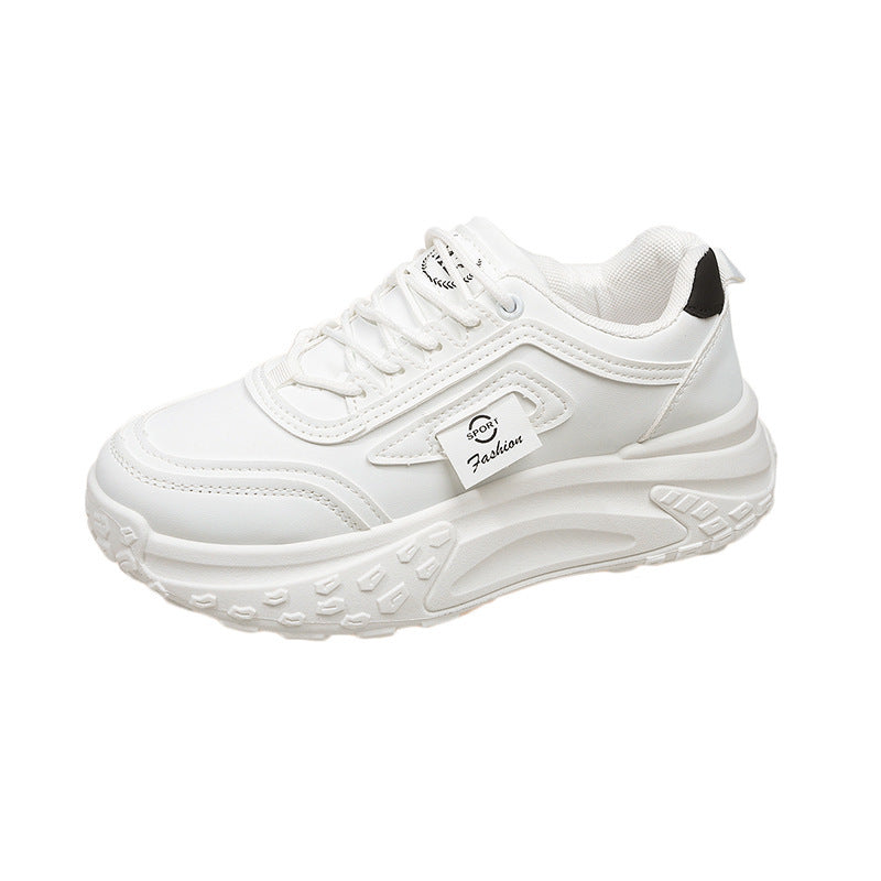 Damen Sneaker Sportlich Atmungsaktiv Weiss