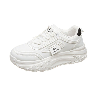 Damen Sneaker Sportlich Atmungsaktiv Weiss
