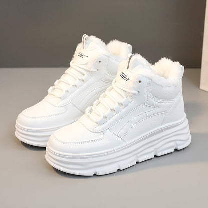 Damen Sneaker High-Top Warmfutter Dämpfende Sohle