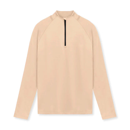 Herren Longsleeve Funktionsshirt Stehkragen Reißverschluss Sportlich