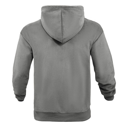 Herren Zip-Hoodie atmungsaktiv mit Taschen Sportlich