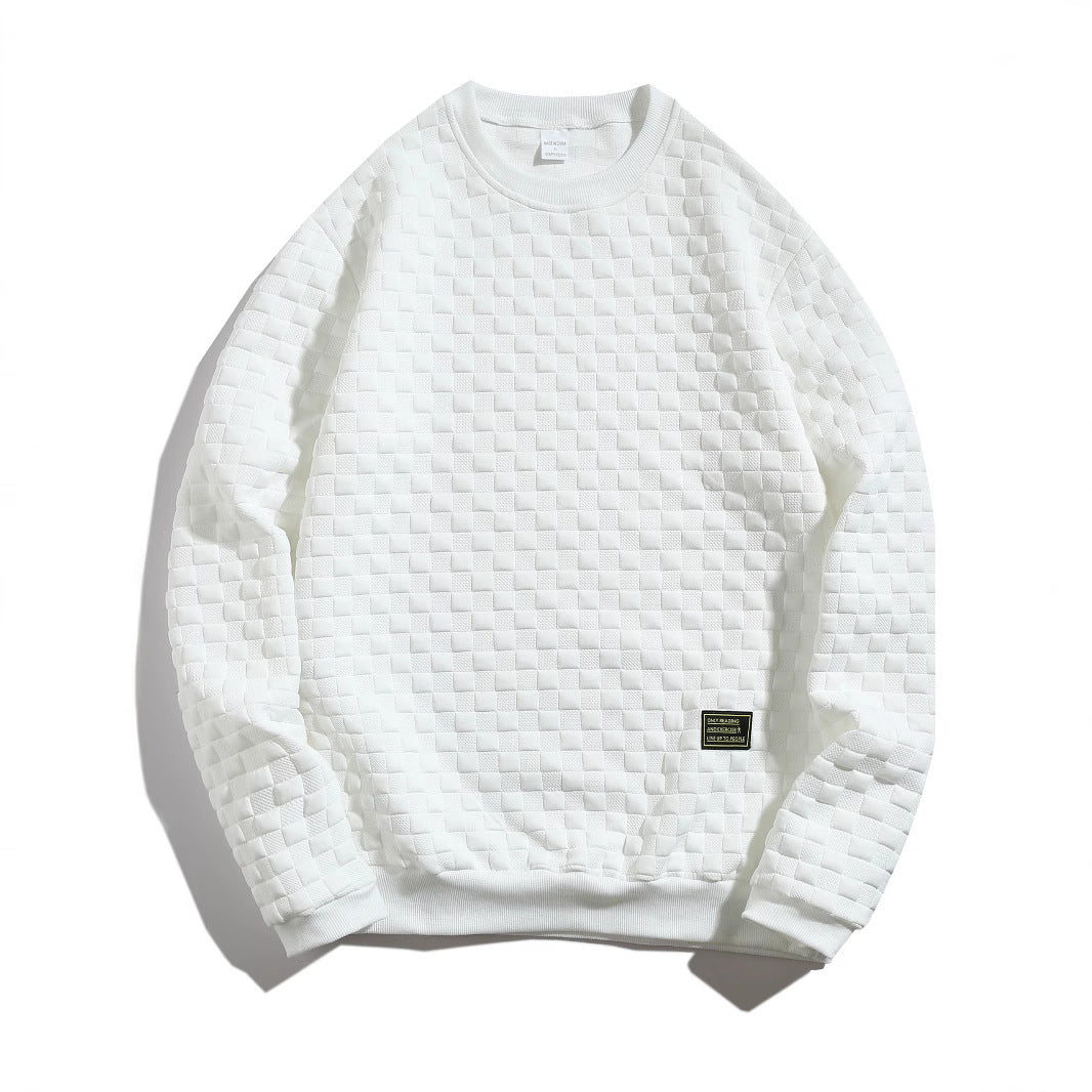 Herren Sweater Lässig Rundhals Elastisch Modern