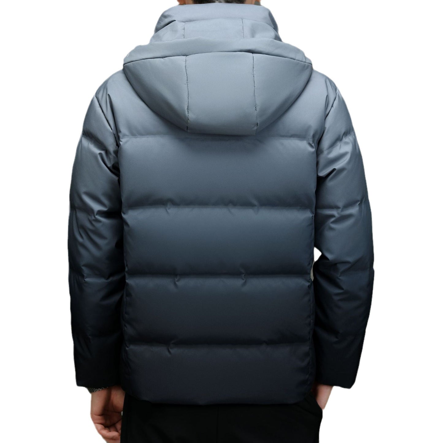 Herren Steppjacke Warm Isoliert mit Kapuze Modern