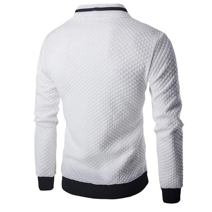 Herren Steppjacke Warm mit hohem Kragen und Taschen